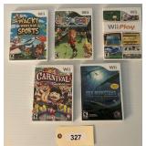 Lot of Five Nintendo Wii Video Games