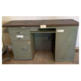 Utility Worktable with Built-in Combination Safe