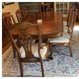Wooden Dining Table with Chairs Set
