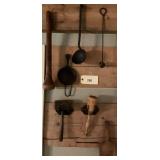 Assorted Metal and Wooden Kitchen Utensils