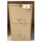 Acorn Metal Two-Drawer File Cabinet