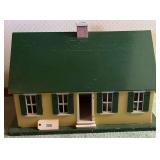 Handcrafted Wooden Dollhouse with Furnished Rooms and Miniature Accessories