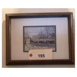 Framed Landscape Print Depicting Rural Scene