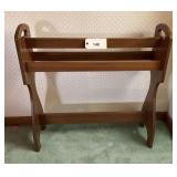 Wooden Quilt Rack