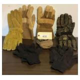 Assorted Work and Outdoor Gloves Lot