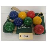ApudArmis Bocce Ball Set with Carrying Bag