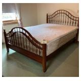 Wooden Spindle Bed Frame