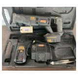 Craftsman Professional 18 Volt Cordless Reciprocating Saw with Battery, Charger, and Case
