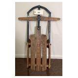 Paris Speedy Wooden Sled with Steel Runners