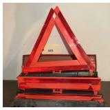 Red Reflective Emergency Warning Triangles