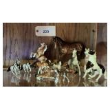 Assorted Porcelain Horse Figurines