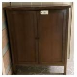 Wooden Storage Cabinet with Double Doors