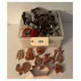 Assorted Metal Cookie Cutters