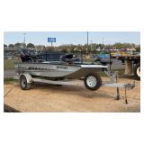 Excel 1751 Stick Steer Boat 60HP Suzuki