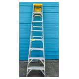 Werner 8 ft. Aluminum Step Ladder, Type II 225 lbs. Load Capacity