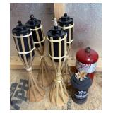 Tiki Brand Torches and Fuel Canister Assortment