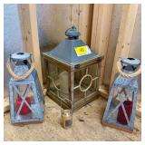 Four Assorted Decorative Lanterns