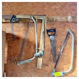 Combination Square and Handsaws