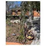 Outdoor Decor: Landscape Lighting, Planter, Hose with Hanger and Colorful Planter