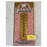 Pabst Blue Ribbon Beer Thermometer Advertising Sign