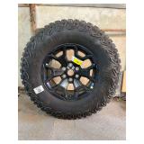 Goodyear Wrangler Territory AT LT325/65R18 Tire with Black Rim