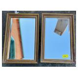 Two NuTone Scovill Model D 109 Mirrored Medicine Cabinets