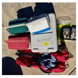 Coolers, Stearns Apparel, First Alert Fire Extinguisher, and Canopy