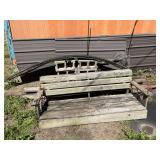 Landscape Edging, Porch Swing and Concrete Blocks