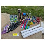 Assorted Party Supplies and Novelty Toys Collection