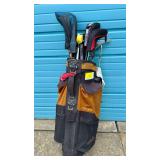 Golf Club Set with Datrek Bag and Accessories