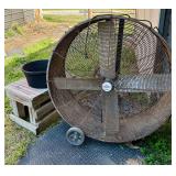 MaxxAir Portable Air Circulator Fan and Wooden Step Stool