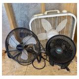 Assorted Fans Including Vornado, HomeBasix and Lasko