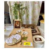 Assorted Cotton and Jute Themed Household Items