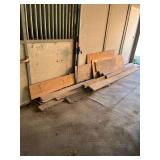 Assorted Wood Plank and Plywood Lot