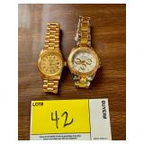 Two Wristwatches, Including Day-Date and Cosmograph Styles