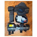 DonJoy X-ROM Knee Brace, DeRoyal Prolign Ext Back Brace, and Wahl Therapeutic Massager Lot