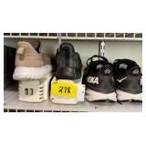 Lot of Three Pairs of Athletic Shoes Including Hoka Clifton 9 and SK-Trip