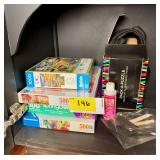 Assorted Jigsaw Puzzles with Pack-A-Puzzle Storage Mat and Mod Podge Puzzle Saver