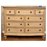 Millennium by Ashley Nine-Drawer Dresser in Light Wood Finish