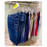 Assorted Women's Shorts Lot Sizes XS to 4 (12 Pairs)