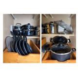GreenLife Cookware Set with Pans, Pots, Lids, and Utensils