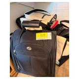 Assorted Luggage Lot featuring L.L. Bean Boat and Tote Bags and Folding Step Stool