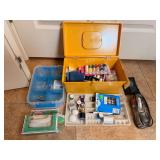 Large Sewing and Notion Collection in Storage Cases