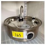 Stainless Steel Automatic Pet Water Fountain with Spigot and Pump