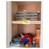 Lot of Miscellaneous Household and Automotive Supplies including WD-40, Funnels, and Drill Pads