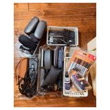 Assorted Eyewear, Cases, Power Banks, and Household Repair Supplies Lot