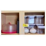 Kitchen Storage Assortment with Canisters and Food Keepers