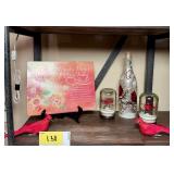 Cardinal Theme Home Decor Collection with Glass Cutting Board and Figurines