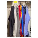 Assorted Long Sleeve Shirts and Hoodies Brands Including Polo Ralph Lauren, Patagonia, and Comfort Colors