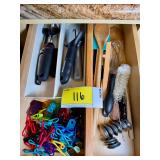 Assorted Kitchen Utensils, Gadgets, and Bag Clips Lot